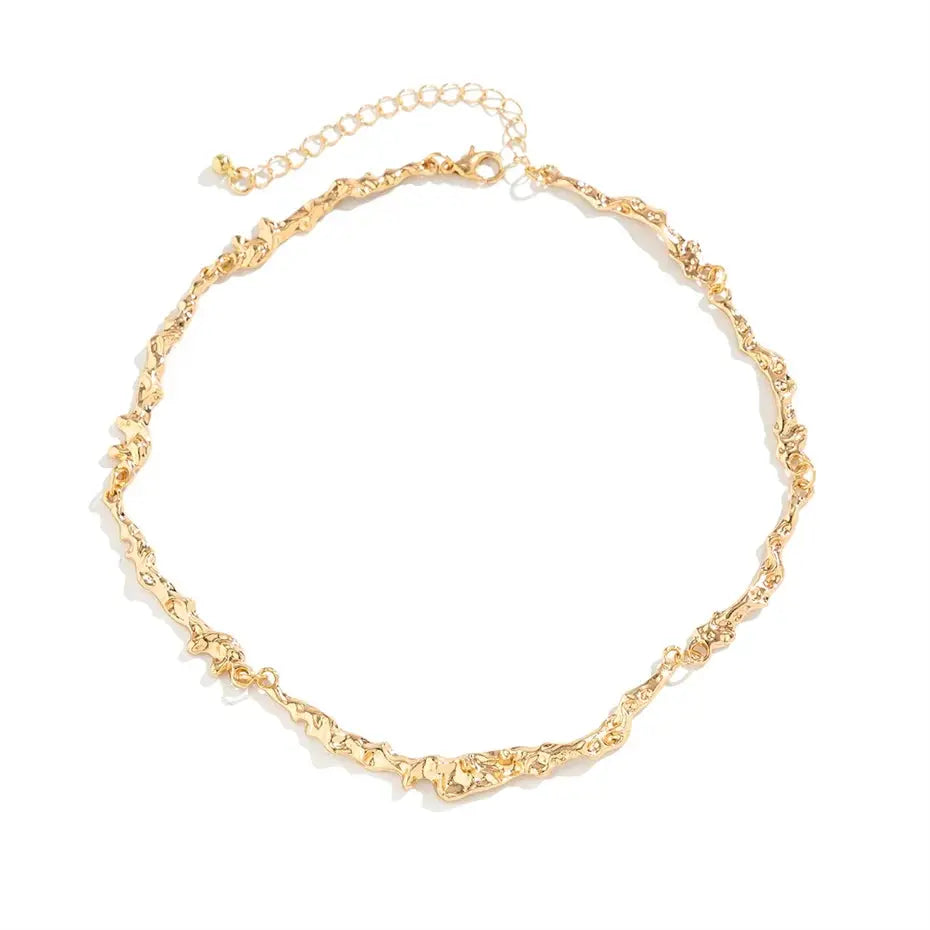 Ermania- Ingemark Irregular Bone Chain Necklace - Ermania