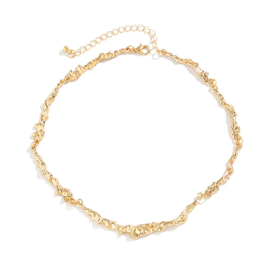 Ermania- Ingemark Irregular Bone Chain Necklace