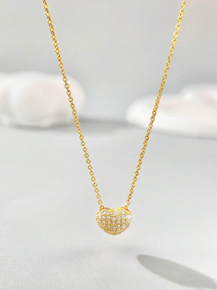 Ermania - Sterling Silver Gorgeous Love Heart Necklace