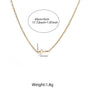Stainless Steel Delicate Vintage Cross Pendant Necklace - Ermania