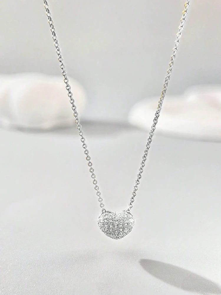 Ermania - Collier Cœur en Argent Sterling