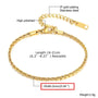 Bracelet, Stainless Steel 18K Gold Plated - Ermania