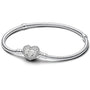 Ermania - Sterling Silver Love Heart Bracelet - Ermania