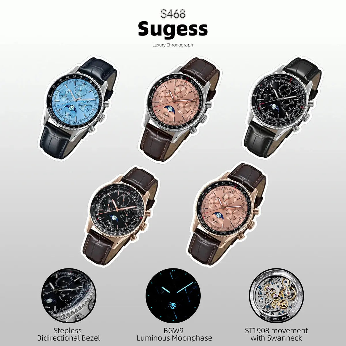 Ermania - Sugess Chronograph Watch - Ermania