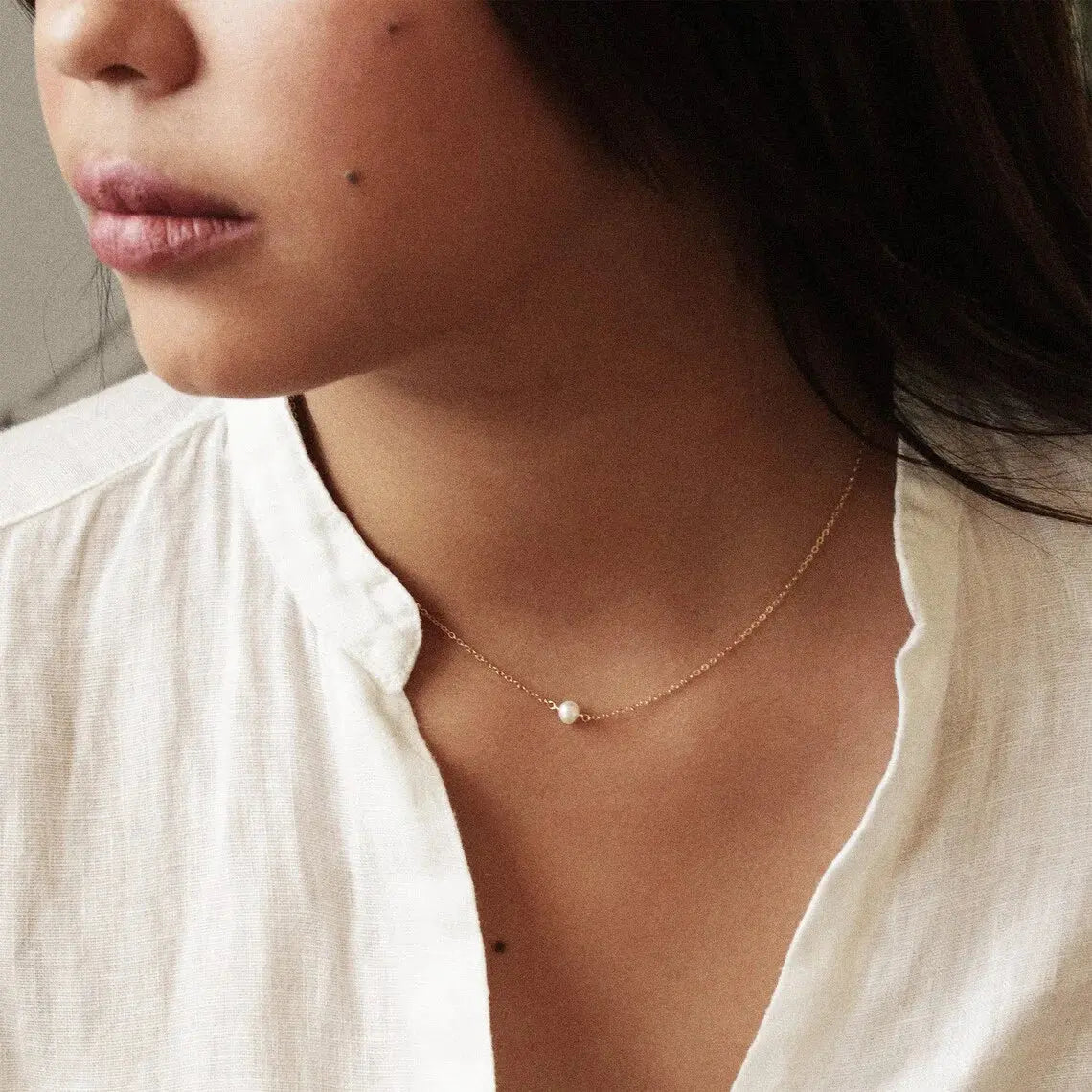 Ermania - 18K Gold Plated Stainless Steel Necklace - Ermania