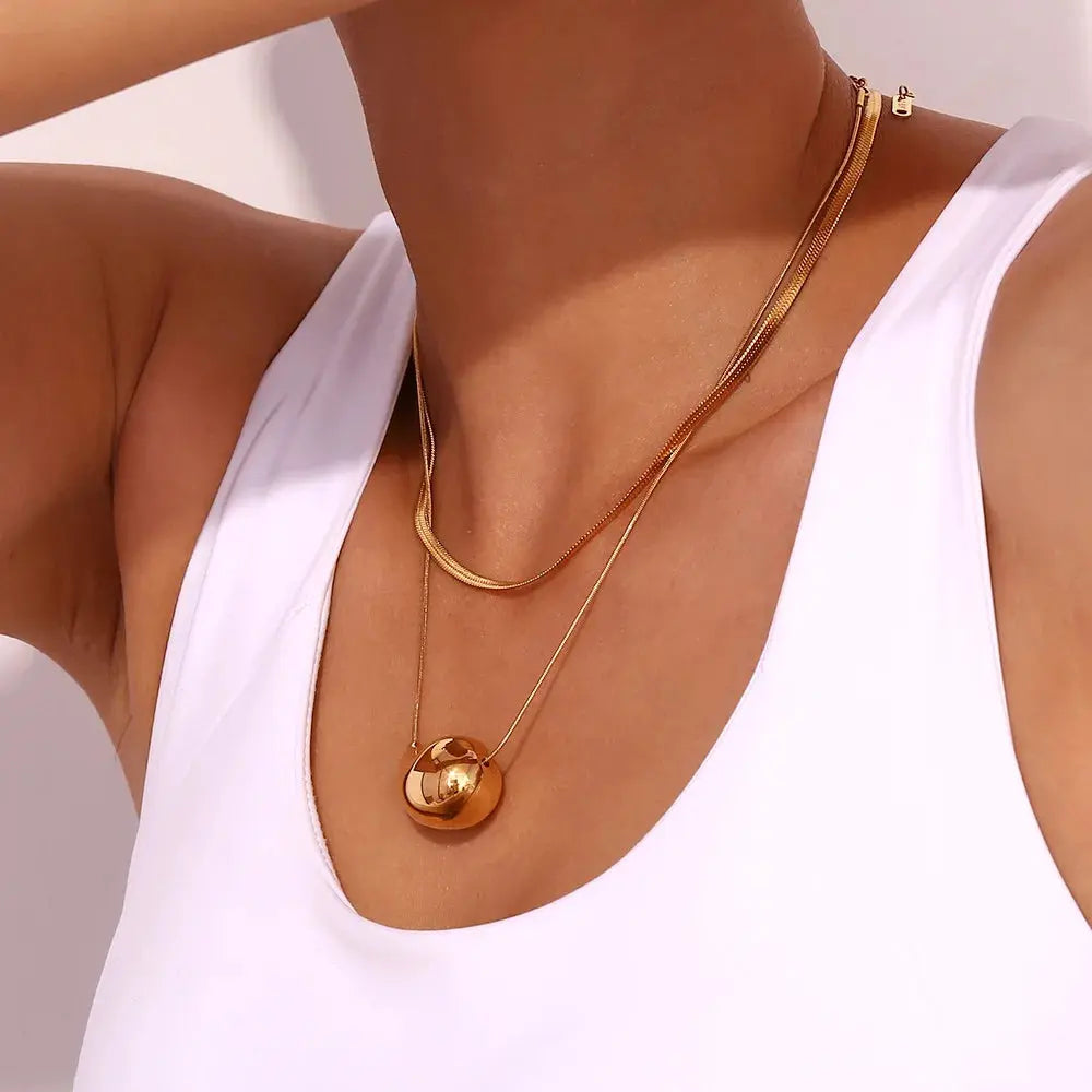 Ermania - 18K Gold Plated Necklace - Ermania