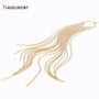 14K Gold Plated Brass Long Tassel Charms For Earring ERMANIA
