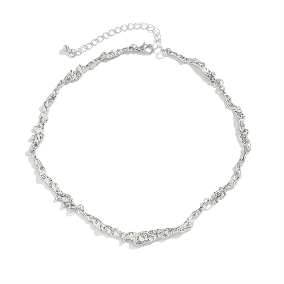 Ermania- Ingemark Irregular Bone Chain Necklace