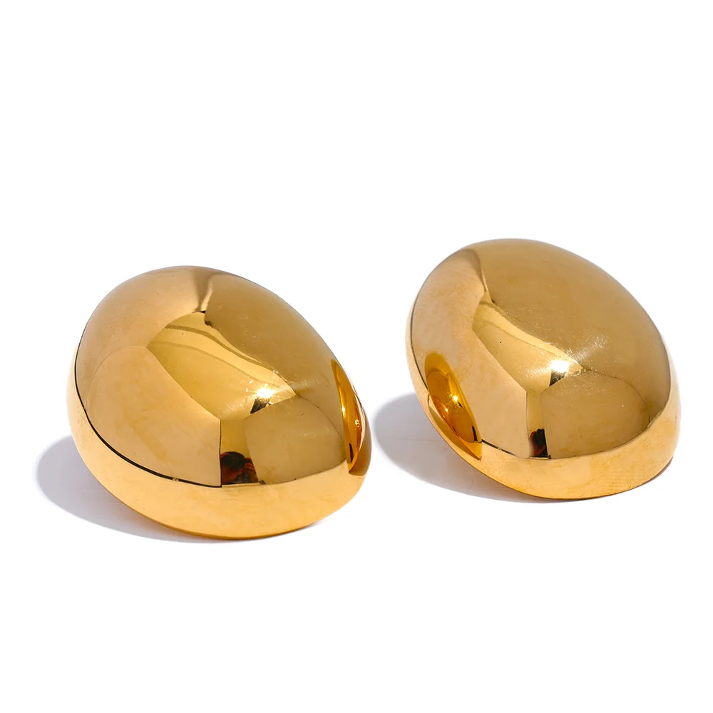 Ermania - 18 k Gold Plated Women's Earrings
