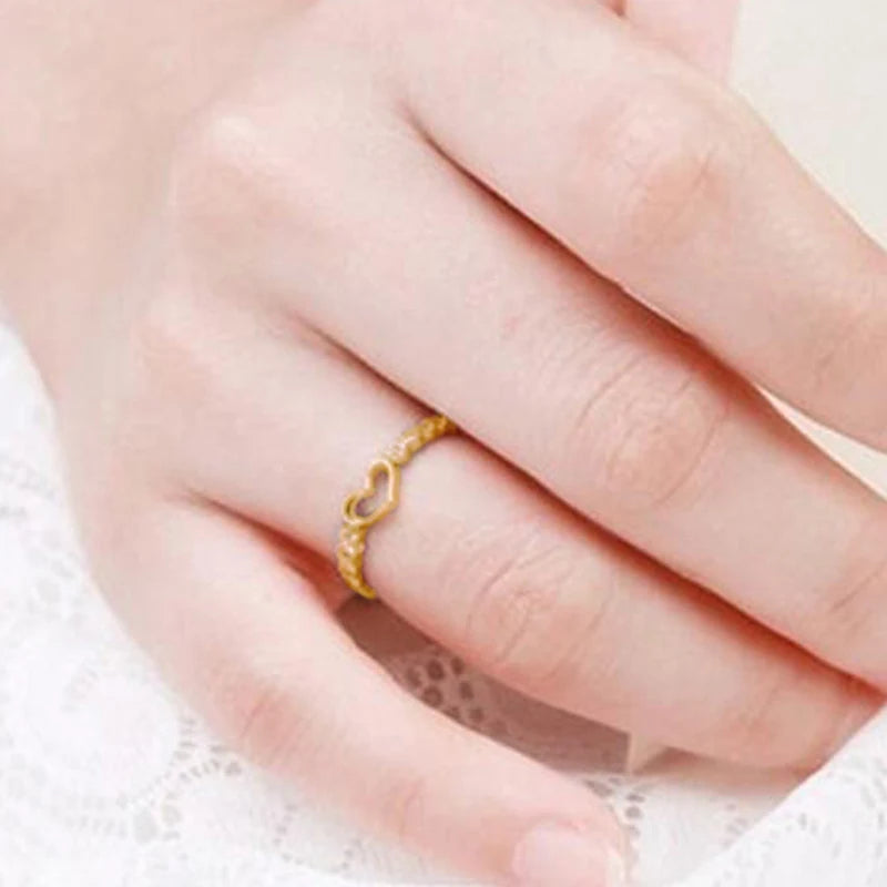 Ermania - Huitan Heart Rings