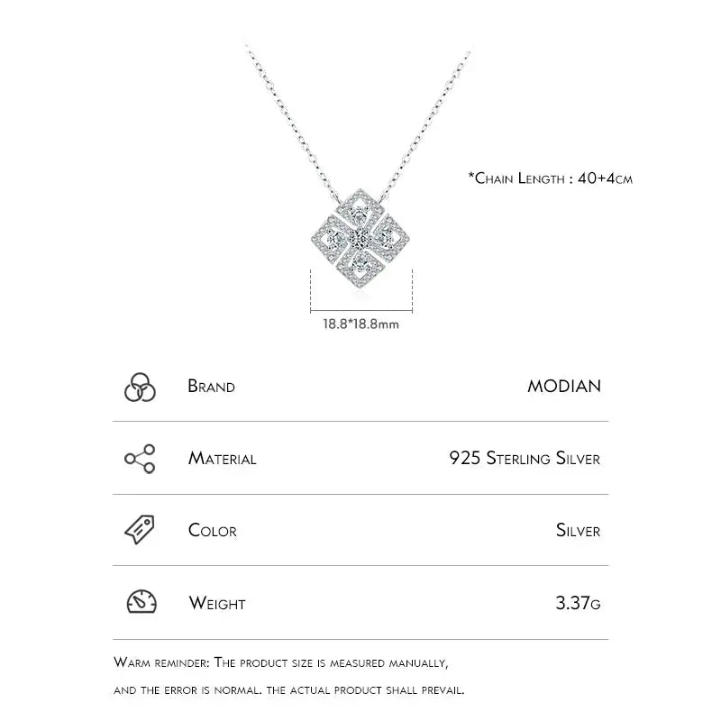 Ermania - Sterling Silver Pendant Necklace - Ermania