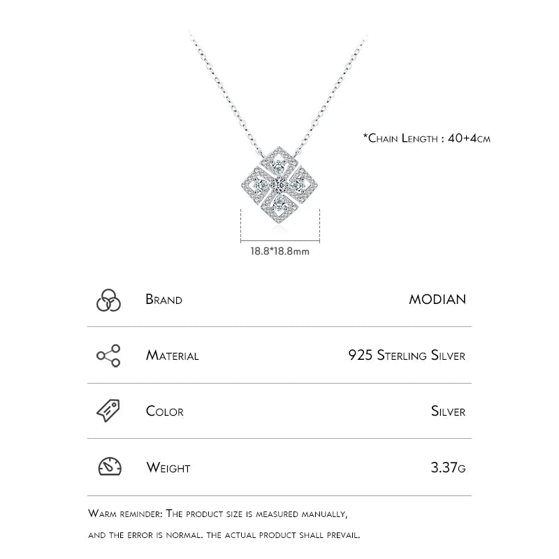 Ermania - Sterling Silver Pendant Necklace