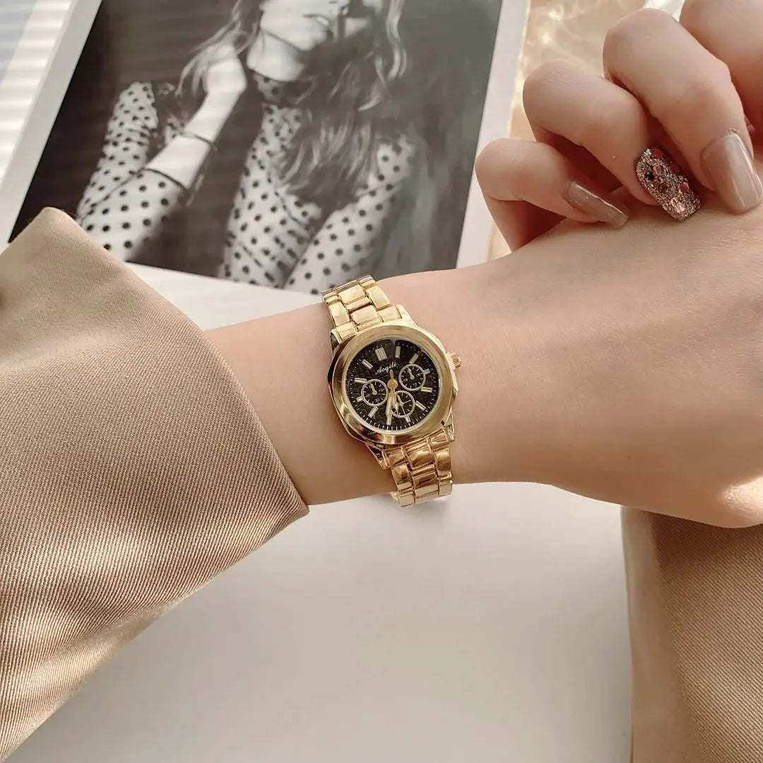 Ermania - Women's Gold Quartz Wristwatch - Ermania