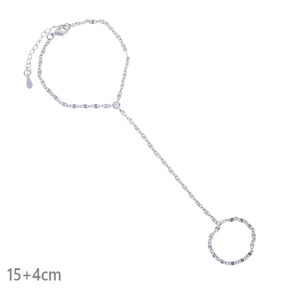 Ermane - Hand Chain Bracelet Gold Color