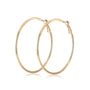 Ermania- 2pcs Big Circle Hoop Earrings Stainless - Ermania
