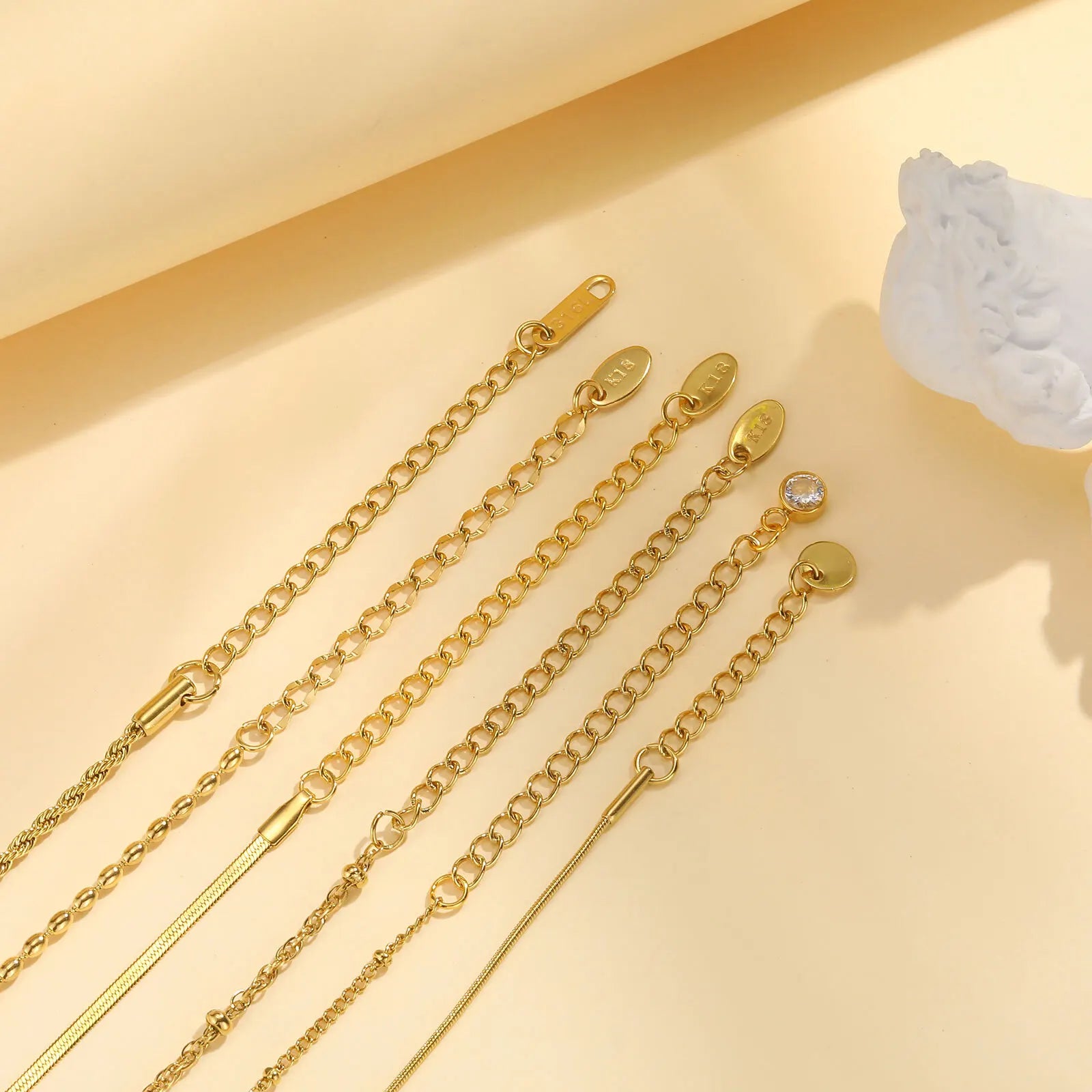 Bracelet, Stainless Steel 18K Gold Plated