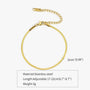 Ermania Hop Stainless Steel Bracelet Gold Color - Ermania