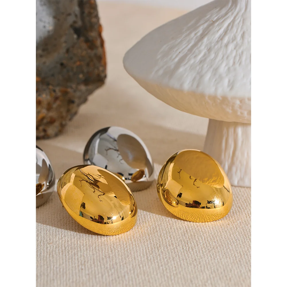 Ermania - 18 k Gold Plated Women's Earrings