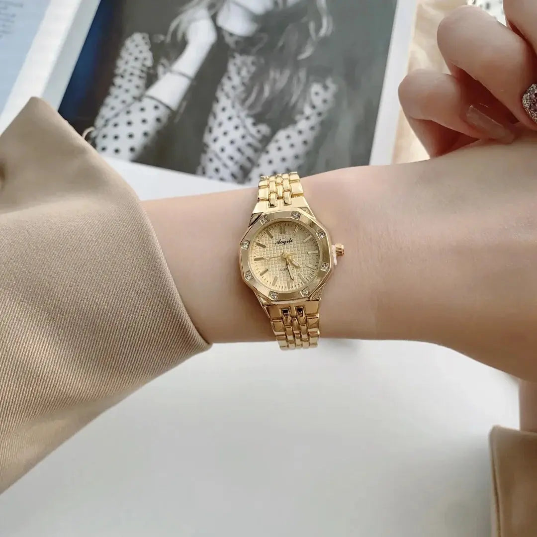 Ermania - Women's Gold Quartz Wristwatch - Ermania