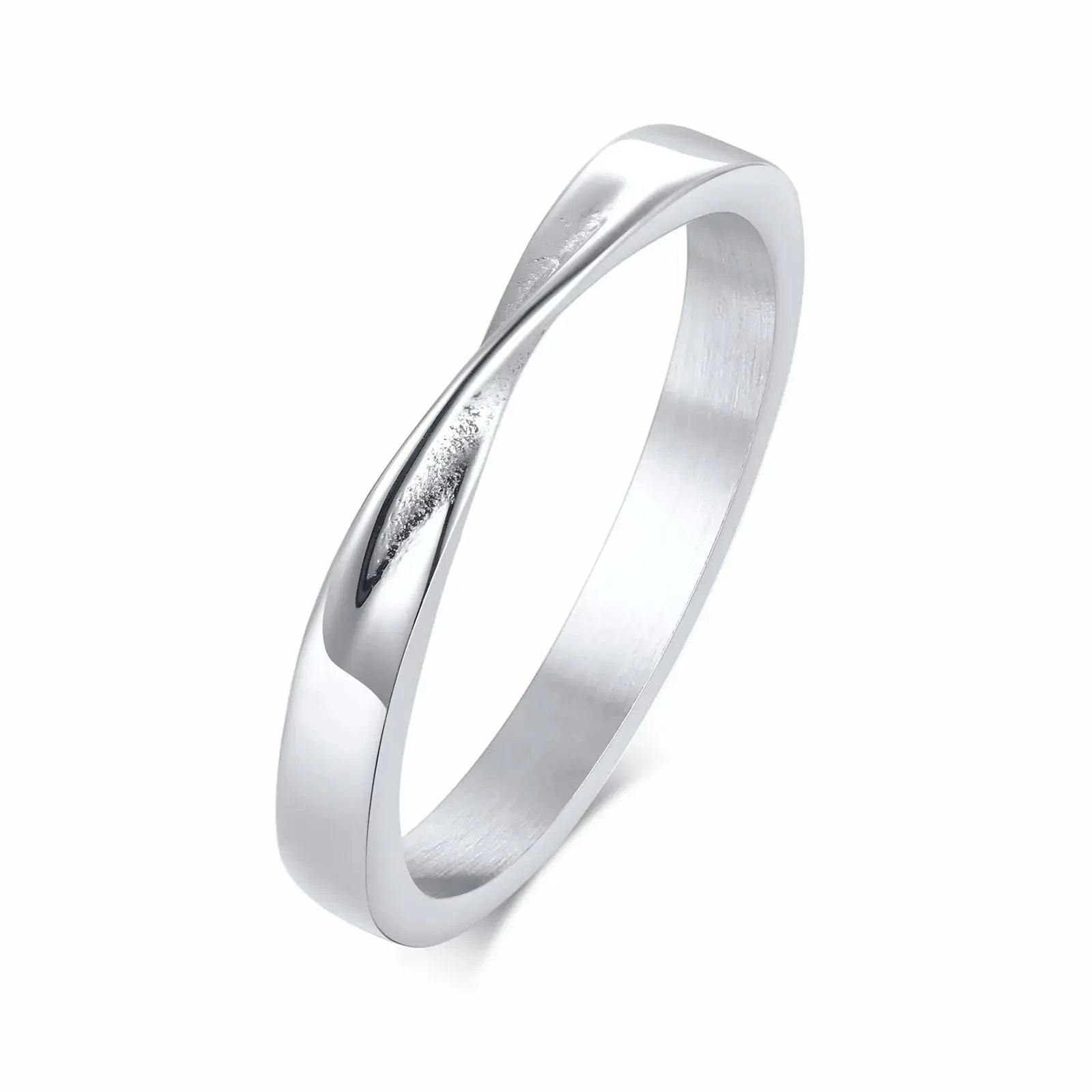 Ermania- Mobius Ring Stainless Steel Twist - Ermania