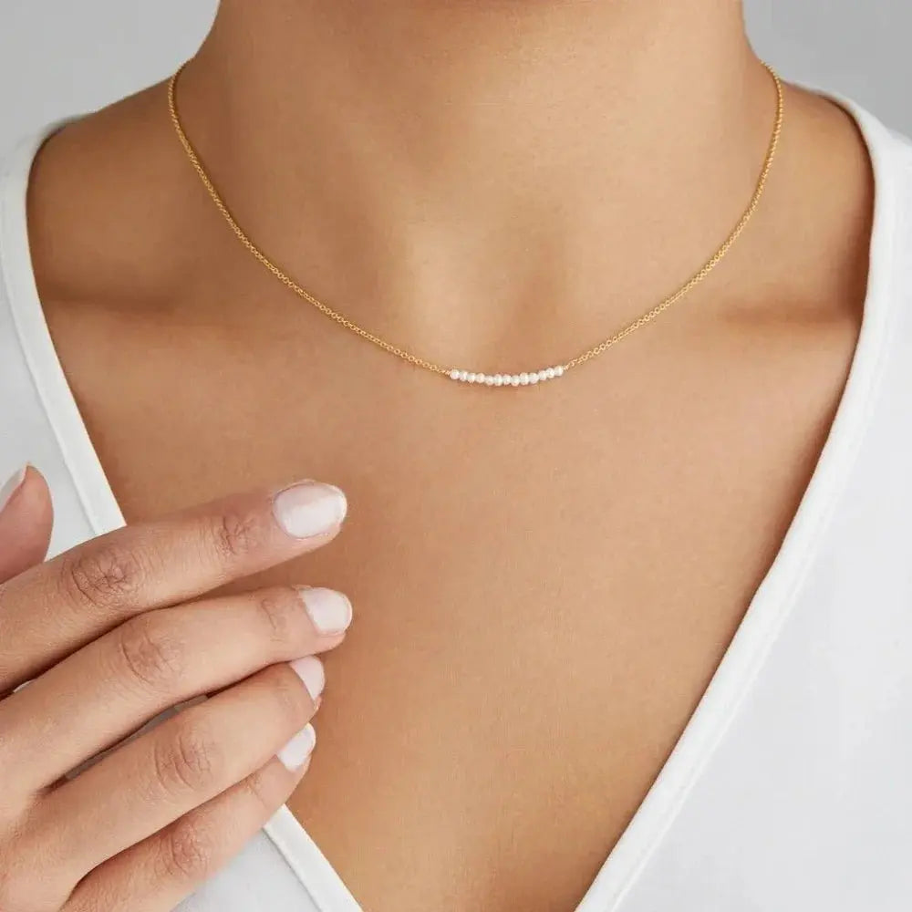 Ermania - 18K Gold Plated Stainless Steel Necklace - Ermania