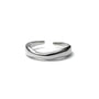Ermania - Double Row Stackable Stainless Steels Ring 18K Plated Gold - Ermania