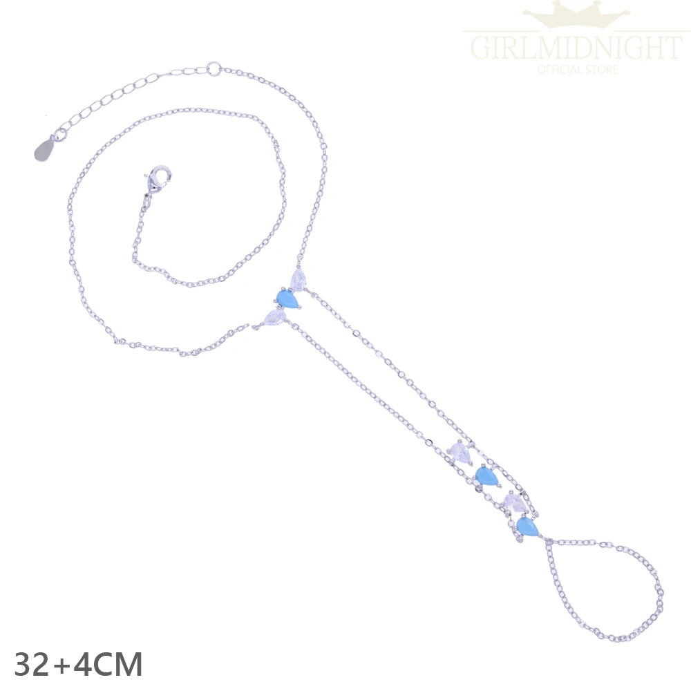 Ermane - Hand Chain Bracelet Gold Color