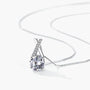 Ermania - Sterling Silver Luxury Zircon X-Shape Necklace - Ermania